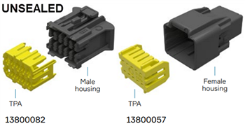 Aptiv Sicma Inline Sealed & Unsealed Connectors